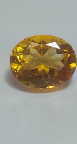 5.40ct 12.5x10mm Oval Natural Citrine