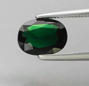 0.90ct 7.5x5.5mm Oval Natural Unheated Green Chrome Tourmaline, Mozambique