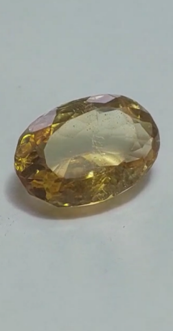 5.90ct 14.2x9.7mm Oval Natural Citrine