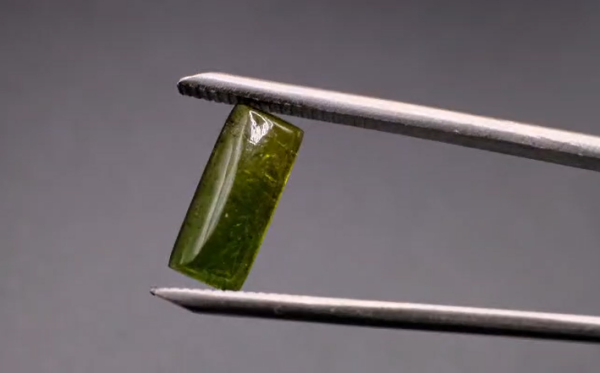 2.90ct 13.9x6.1mm Ocatagon Natural Green Tourmaline