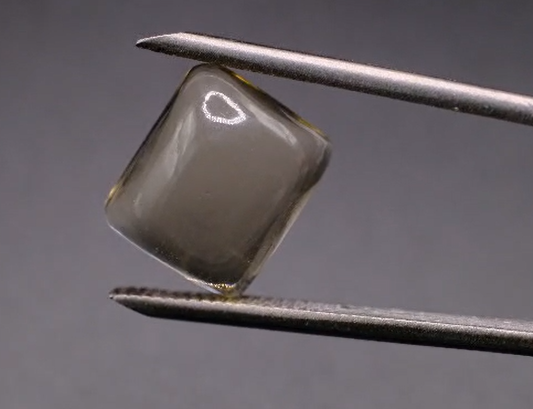 7.70ct 13.1x11.2mm Octagon Cabachon Natural Unheated Yellow Tourmaline