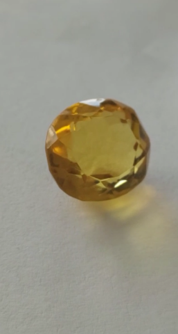 7.80ct 12.5x11.4mm Oval Natural Citrine