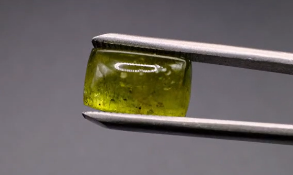 7.85ct 14.3x8.7mm Octagon Cabachon Natural Unheated light Green Tourmaline