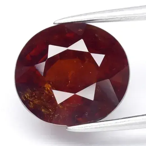 5.51ct Oval Natural Orangish Red Spessartite Garnet - Nigeria Gemstone