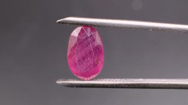 5.00ct 11.9x8.2mm Oval Natural  Ruby