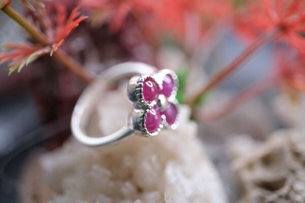 2.14gr. 925 Ayar Gümüş 1.20ct Natural Yakut (Heated) Yüzük