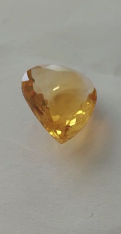 14.55ct 21x17mm Pear Natural Citrine
