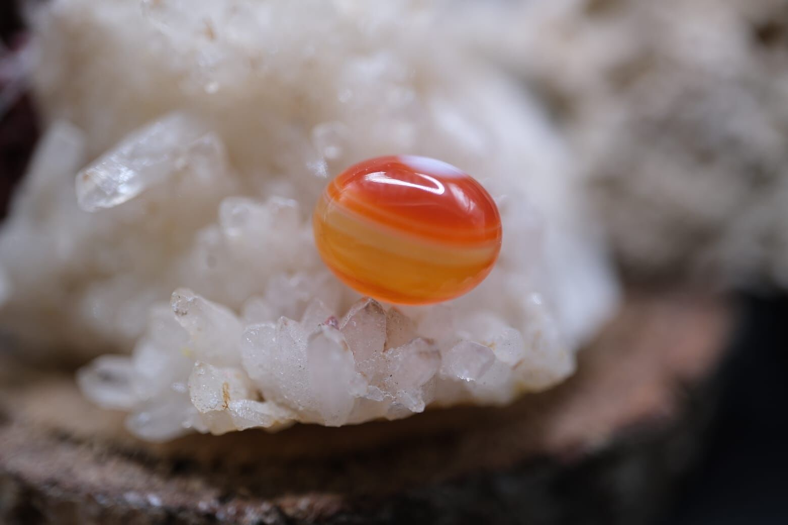 3.00ct 10.4x8.1mm Natural Banded Agate