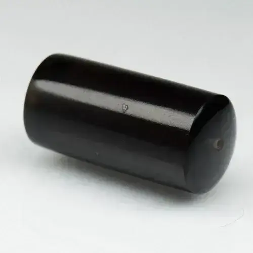 16.25ct Cylinder Cabochon, Top-Drilled Natural Smoky Quartz - Brazil Gemstone