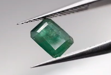 1.16ct 6.9x5.2mm Octagon Natural Emerald , Zambia