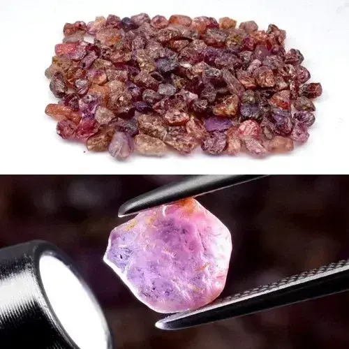 103.53ct 142pcs Lot Rough Multi Color Sapphire - Unheated, Madagascar Gems