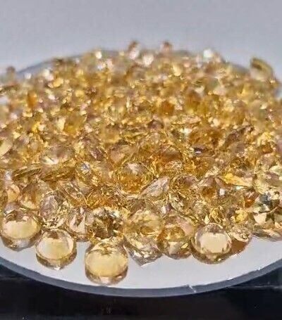 1.74ct 8mm Round Natural Citrine