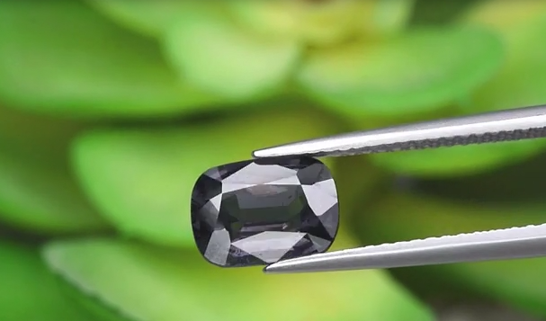 1.67ct 8.4x6.2mm Cushion Natural Purple Spinel, Myanmar