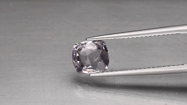 1.53ct 7.2x6.5mm Cushion Natural Purple Spinel, Myanmar