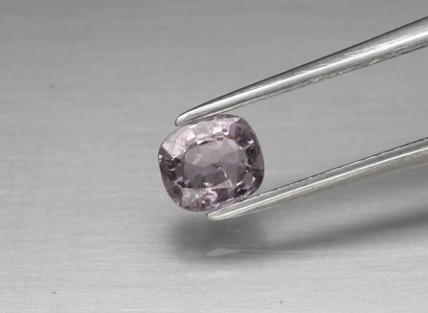 1.05ct 6x5.3mm Cushion Natural Pinkish Purple Spinel, Myanmar