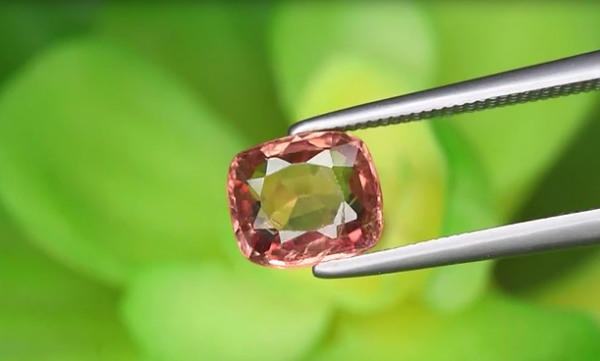 1.17ct 7x6mm Cushion Natural Orange Spinel, Myanmar