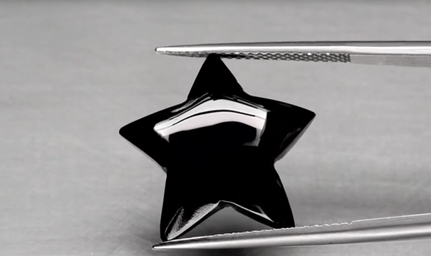 9.70ct 17.5x17.5mm Star Natural Black Spinel, Thailand