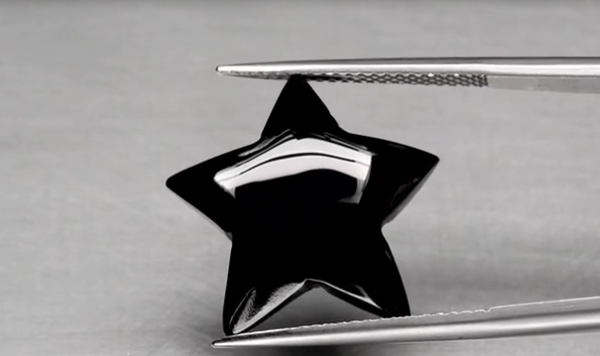 9.70ct 17.5x17.5mm Star Natural Black Spinel, Thailand