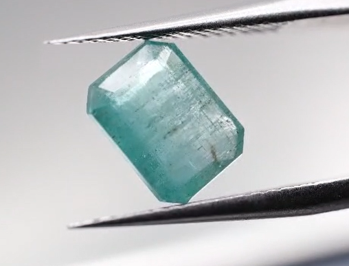 2.15ct 8.7x6.5mm Octagon Natural Emerald , Zambia