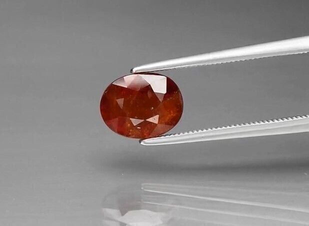 2.52ct 8.8x7mm Oval Natural Orange Spessartite Garnet, Namibia