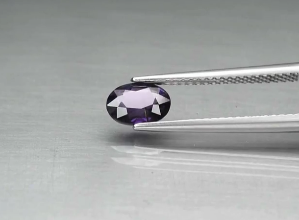 0.95ct 7x5.2mm Oval Natural Purple Spinel, Myanmar