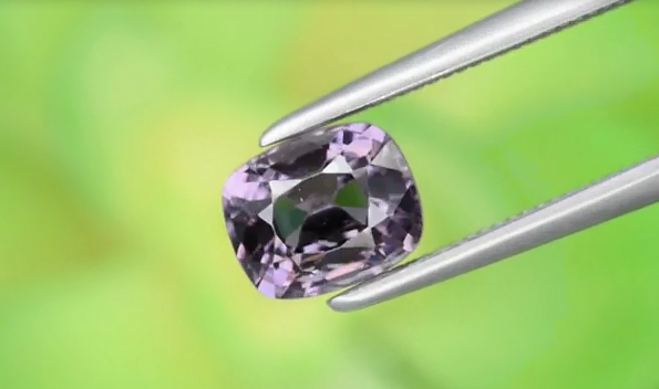 1.03ct 6.3x5mm VS Cushion Natural Purple Spinel Gemstone, Myanmar