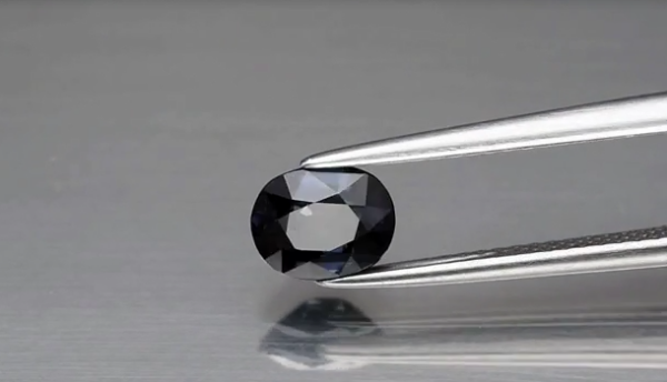 0.98ct 6.7x5.4mm Oval Natural Purple Spinel, Tanzania