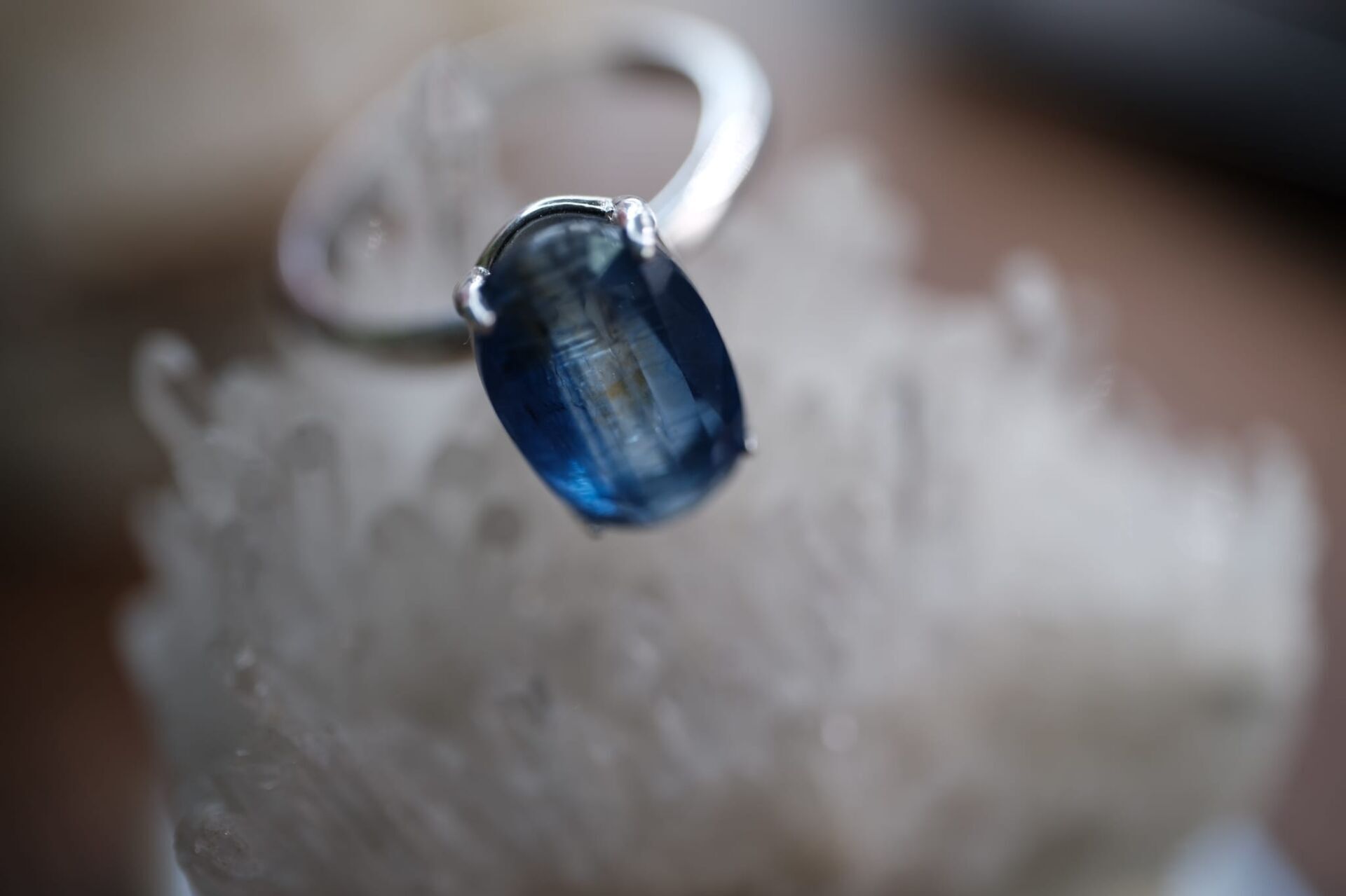 3.25ct Natural Kyanit(Untreated) Kadın Yüzük