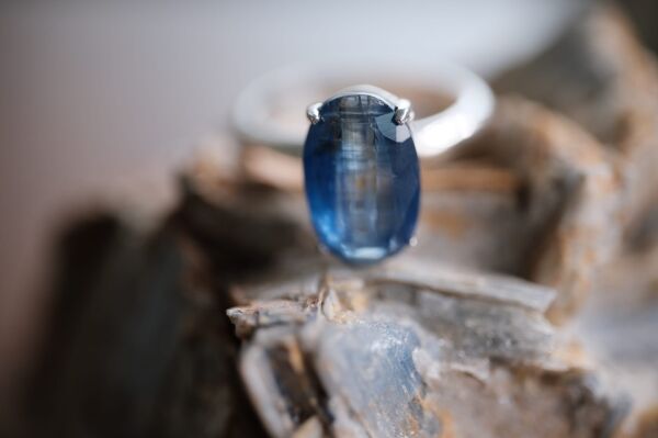 3.25ct Natural Kyanit(Untreated) Kadın Yüzük