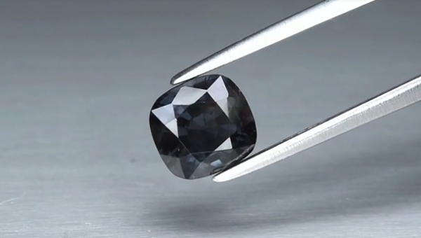 1.36ct 6.7x6.3mm Cushion Natural Purple Spinel, Myanmar