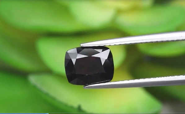 1.87ct 8x6.4mm VS Cushion Natural Deep Reddish Orange Spinel, Myanmar