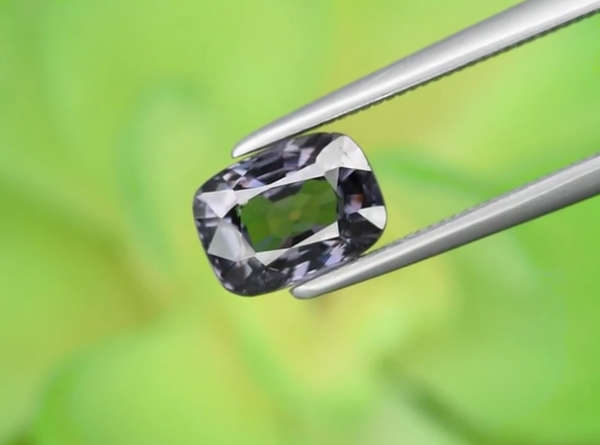 1.24ct 7x5.2mm VS Cushion Natural Purple Spinel Gemstone, Myanmar