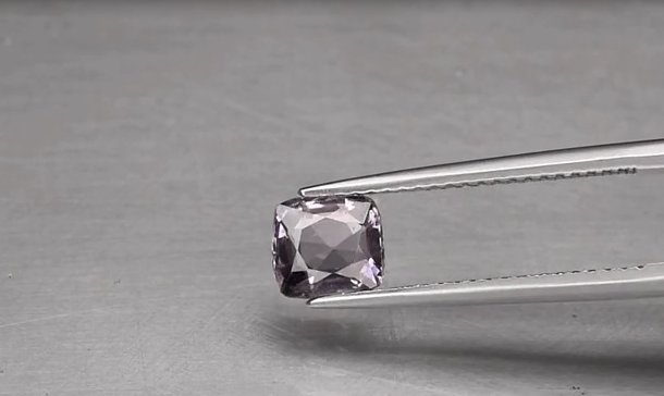 0.96ct 6x5.5mm Cushion Natural Purple Spinel, Myanmar