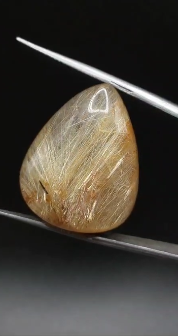 43.45ct 28x22mm Natural Golden Rutilated Quartz