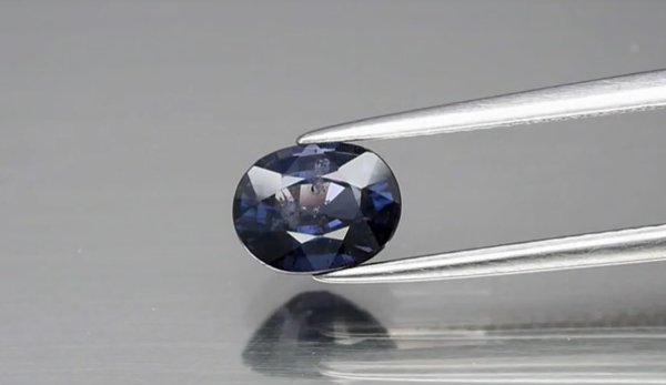 1.40ct 7.4x5.7mm Oval Natural Purple Spinel, Tanzania