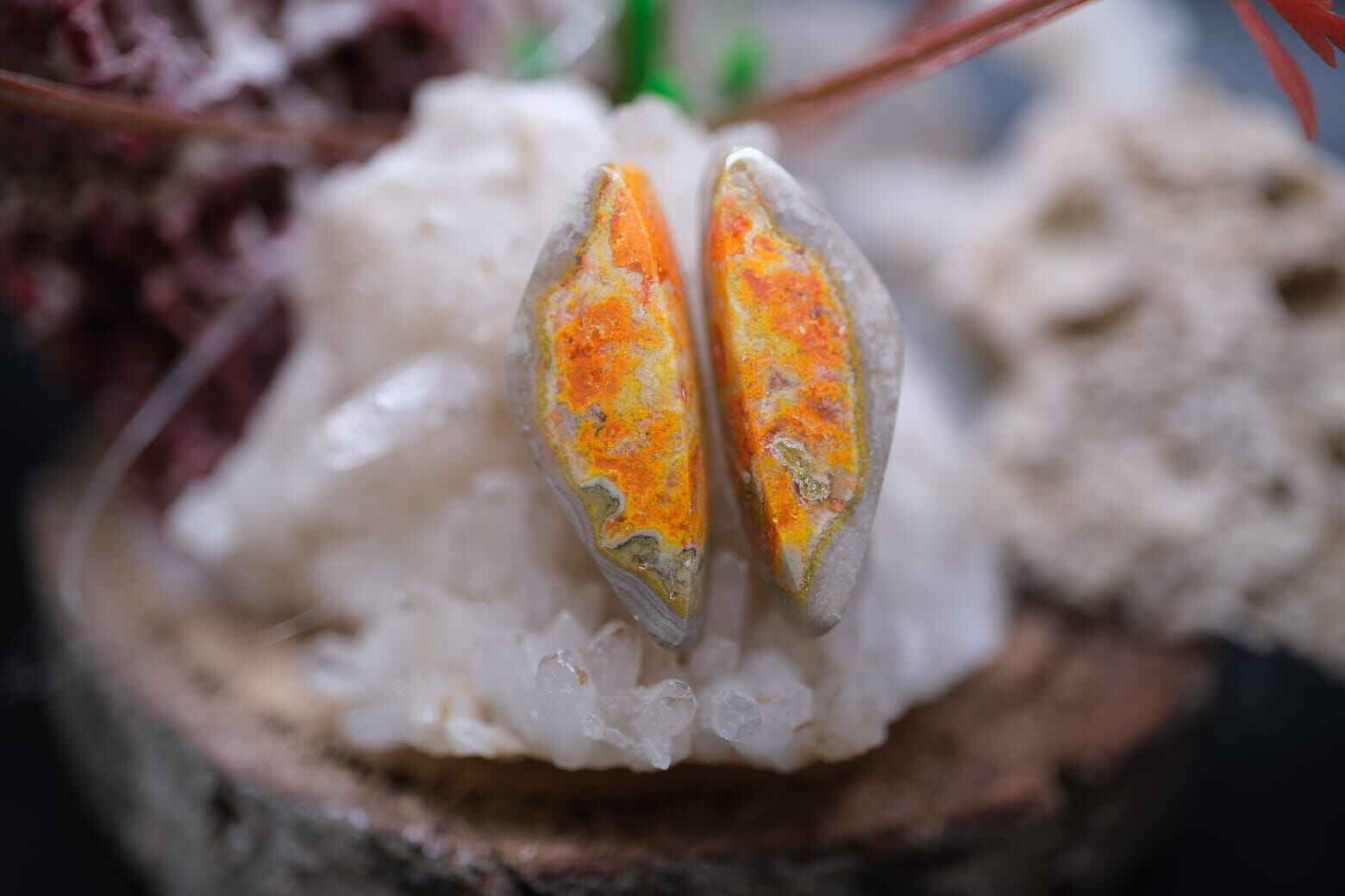 13.05ct 22.2x8.3mm Natural Bumble Bee Pair