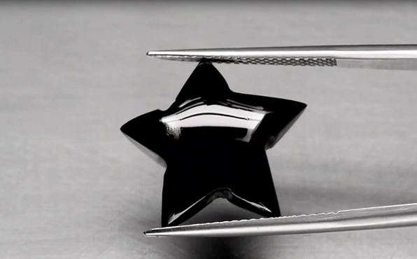 8.64ct 16.8x16.4mm Star Natural Black Spinel, Thailand