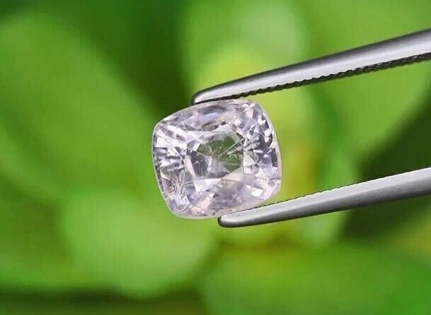 1.63ct 7x6.2mm Cushion Natural Purple Spinel, Myanmar