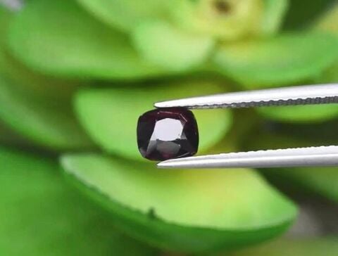 1.07ct 5.6x5.2mm VS Cushion Natural Pinkish Purple Spinel, Myanmar