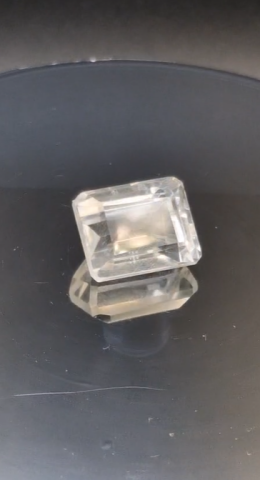 13.85ct 14.8x11.6mm Octagon Natural Crystal Quartz