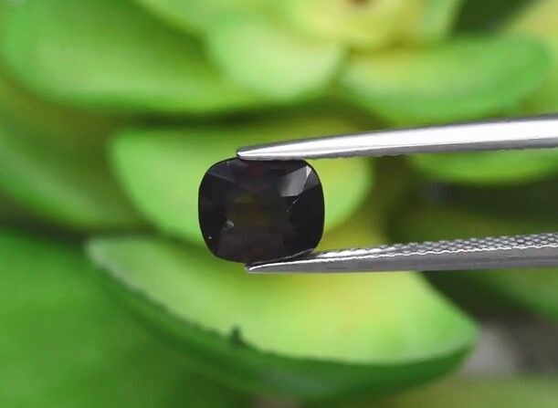 1.24ct 7x6.2mm VS Cushion Natural Pinkish Purple Spinel, Myanmar