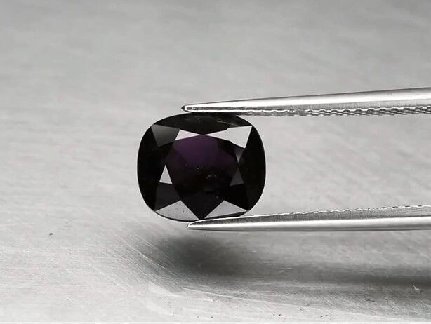 2.98ct 9x7.8mm Cushion Natural Purple Spinel, Myanmar