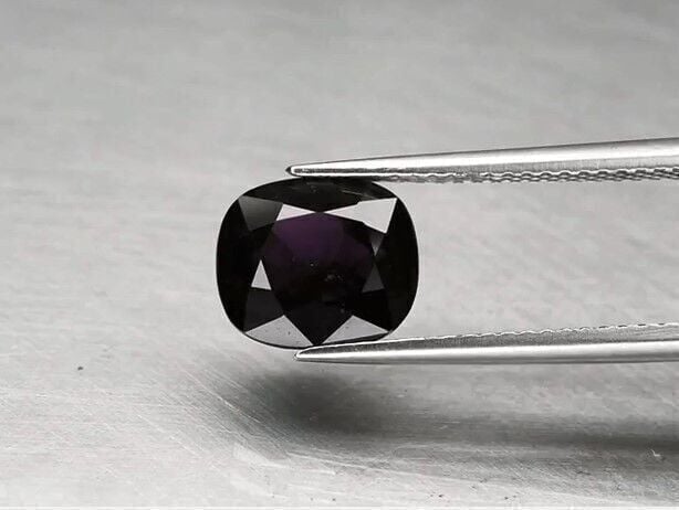 2.98ct 9x7.8mm Cushion Natural Purple Spinel, Myanmar