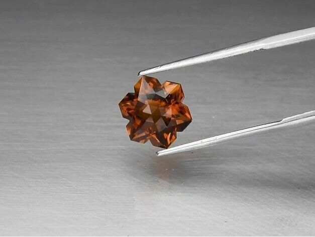 3.60ct 9.7x9.7mm VS Snowflake Natural Yellow Quartz, Brazil