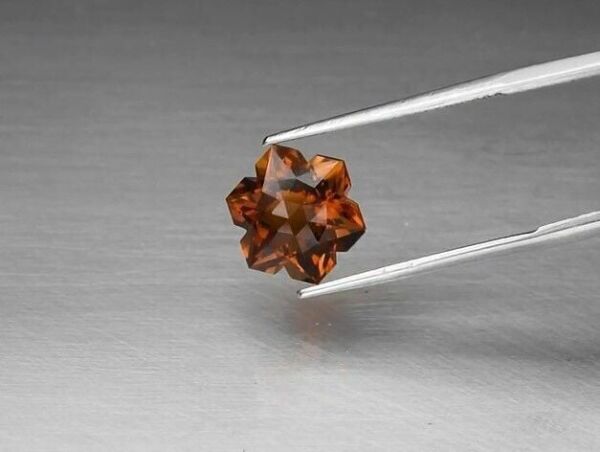 3.60ct 9.7x9.7mm VS Snowflake Natural Yellow Quartz, Brazil