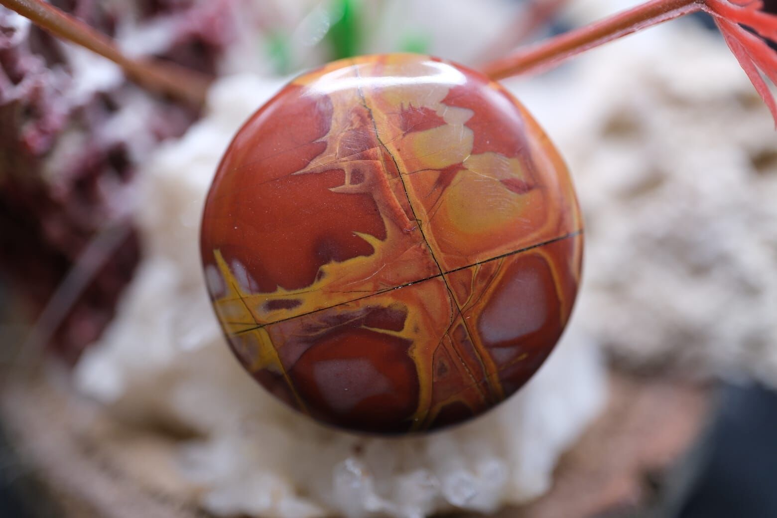 35.00ct 26.3mm Natural Norena Jasper