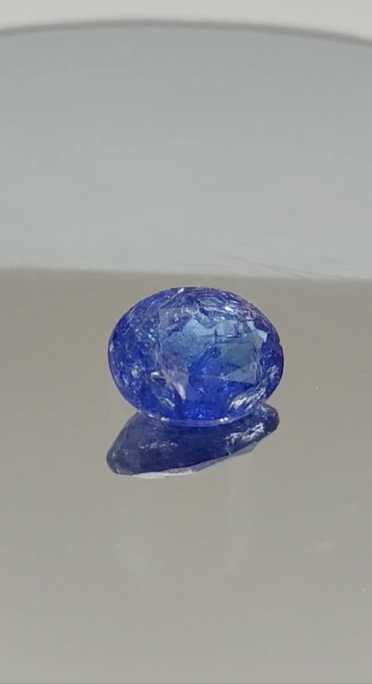 3.55ct 10.8x8.6mm Oval Natural  Tanzanite, Tanzania