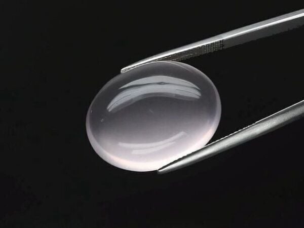 35.33ct 24x18.6mm Oval Cabochon Natural Untreated Pink Rose Quartz, Brazil