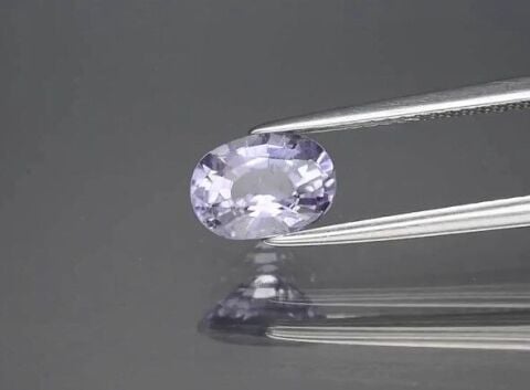 1.19ct 8x5.8mm Oval Natural Violet Tanzanite, Tanzania