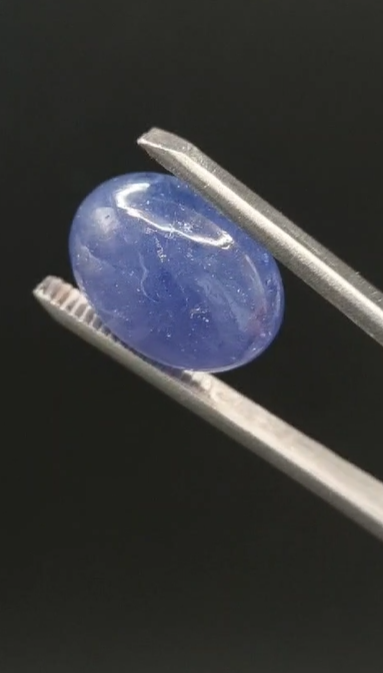 15.55ct 17x23mm Oval Cabachon Natural Tanzanite